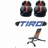 זוג משקולות אוניברסליות 552 +ספת מקצועית TIRO זוג משקולות אוניברסליות 552 +ספת מקצועית TIRO