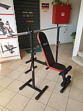 ספת כושר מתקפלת ומתכווננת דגם MH-L111 +סטנד למשקולות נייד ספת כושר מתקפלת ומתכווננת דגם MH-L111 +סטנד למשקולות נייד