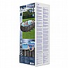 בריכת BESTWAY אובלית דמוי עץ 610X366X122 ס