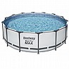 בריכה 5612X BESTWAY אולטרה עגולה קוטר 427 גובה 122 + משאבת פילטר 800 גלון