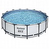 בריכת שחייה עגולה BESTWAY 56438 457*122 כולל משאבה , כיסוי , תחתית , סולם.