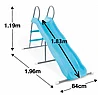 מגלשה שני שלבים INTEX 44106