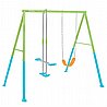 נדנדת חצר צבעונית- מושב גמיש + נדנדה כפולה INTEX 44120