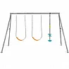 סט 3 נדנדות לגינה עם כסא טרפז INTEX 44123