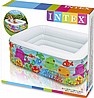 בריכה מתנפחת מרובעת דגם אקווריום INTEX 57471