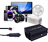 ממיר מתח חכם לרכב בהספק 300W עם יציאת USB כפולה ותצוגה דיגיטלית חכמה! הפתרון האידיאלי לטעינת מכשירים חשמליים ואלקטרוניים בכל מקום 🚗🔋