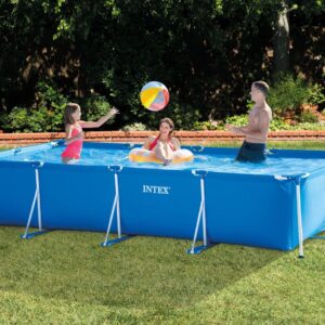 בריכת שחייה ביתית מלבנית 450x220X85 INTEX 28273  הכל כלול