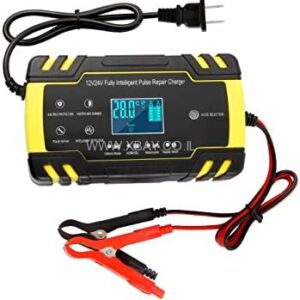 מטען מצברים לטעינה ותיקון של מצברים 12V ו 24 וולט,אוטומטי רב שלבי לטעינה מבוקרת ונכונה