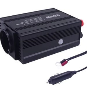 ממיר מתח חכם לרכב בהספק 300W עם יציאת USB כפולה 🚗🔋